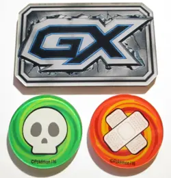 Pokemon GX Tag Team Damage Burn Poison Marker Lot Of 3 Acrilyc Sets - Image 3