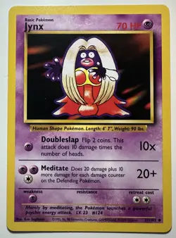Jynx - 31/102 - Uncommon - Pokemon TCG Unlimited Base Set WOTC 1999 LP - Image 1