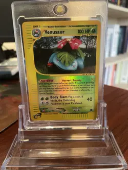 Pokemon Venusaur 68/165 Expedition Base Set Reverse Holo Rare - Image 1