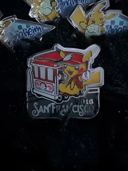 Pokemon World Championships Collectors Pin Anaheim 2017 x5 San Francisco 2016 x1 - Image 2