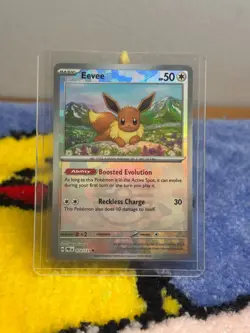 Eevee 074/131 - MASTER BALL Reverse Holo - Prismatic Evolutions - Pokemon TCG NM - Image 1