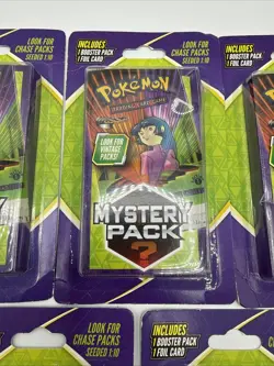 Pokemon Mystery Pack Walgreens 2022 Vintage Chase Sealed Lot Of 5 NEW - Image 3