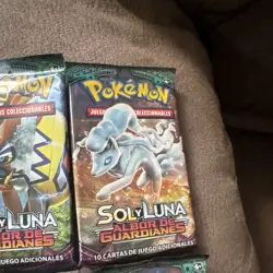 Pokemon Sol y Luna Albor de Guardianes Booster Packs Spanish - Image 3