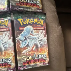 Pokemon Sol y Luna Albor de Guardianes Booster Packs Spanish - Image 4
