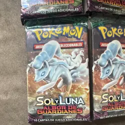 Pokemon Sol y Luna Albor de Guardianes Booster Packs Spanish - Image 5