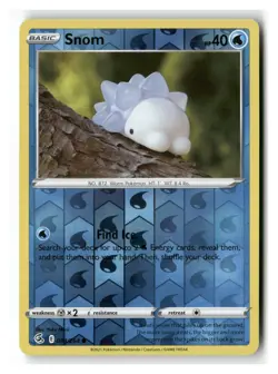 Snom 084/264 Common Fusion Strike Pokemon Reverse Holo Near Mint - Image 1