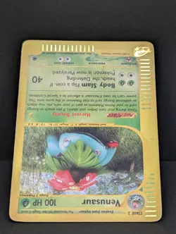 Venusaur 030/165 Expedition Base Set Holo Rare Pokemon TCG Nintendo e-reader MP+ - Image 4