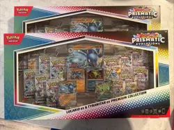 Pokemon TCG Prismatic Evolutions Lucario Ex & Tyranitar Ex Premium Lot Of 2. - Image 3