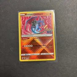 Radiant Charizard 011/078 Pokemon Pokemon GO Holo Radiant Rare NM - Image 1