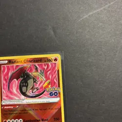 Radiant Charizard 011/078 Pokemon Pokemon GO Holo Radiant Rare NM - Image 2