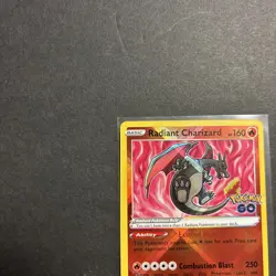 Radiant Charizard 011/078 Pokemon Pokemon GO Holo Radiant Rare NM - Image 3