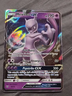Pokemon TCG Mewtwo GX Shining Legends 39/73 Holo Ultra Rare - Image 1
