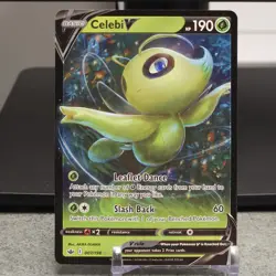 Celebi V 007/198 Swsh06: Sword & Shield - Chilling Reign Holo Pokemon 2021 - Image 1