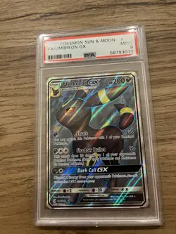 Pokemon Umbreon GX Sun & Moon Full Art #142 PSA 9 Mint - Image 2