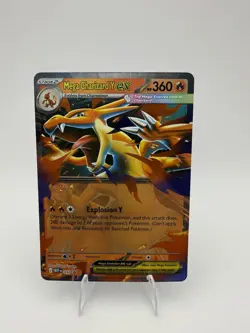 Pokemon TCG Mega Charizard Y ex 030 Mega Evolution Black Star Promo - Image 1