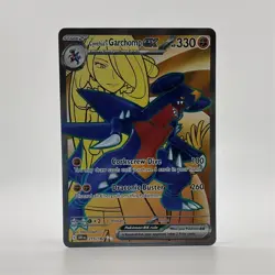 Pokemon Cynthia's Garchomp ex Full Art Ultra Rare Holo 215/182 HP330 - Image 1