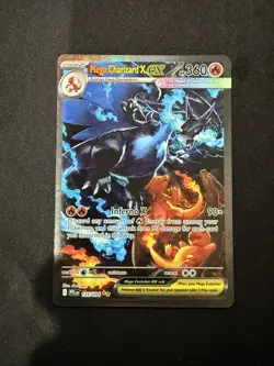 Pokemon Mega Charizard X EX 125/094 Holo Special Illustration Rare Phantasmal F… - Image 1