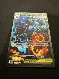 Pokemon Mega Charizard X EX 125/094 Holo Special Illustration Rare Phantasmal F… - Image 3