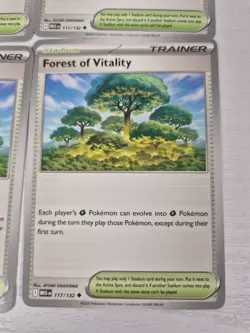4x Forest of Vitality Trainer Playset Mega Evolution Pokemon TCG Deck Building - Image 2
