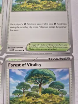 4x Forest of Vitality Trainer Playset Mega Evolution Pokemon TCG Deck Building - Image 3