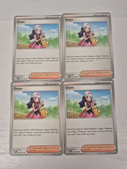 4 x Dawn 087/094 Phantasmal Flames Play Set NM Pokemon TCG English Deck Building - Image 1
