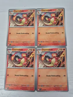 4x Charmeleon 012/094 ME02 Phantasmal Flames PFL Pokemon TCG English Deck Build - Image 1