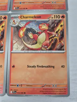 4x Charmeleon 012/094 ME02 Phantasmal Flames PFL Pokemon TCG English Deck Build - Image 2