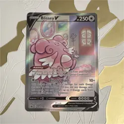 Pokemon Blissey V Full Art Ultra Rare Holo 183/198 Sword & Shield Chilling Reign - Image 1