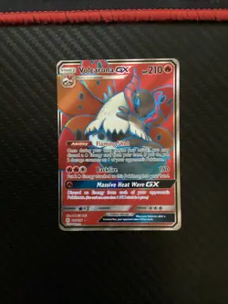 Pokemon Volcarona GX (Full Art) 213/236 SM Cosmic Eclipse Holo NM - Image 1