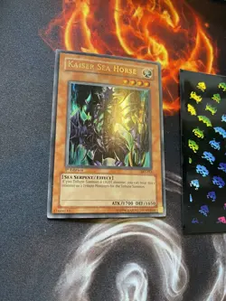 Yu-Gi-Oh! Kaiser Sea Horse SKE-015 1st Edition Ultra Rare 235💎NM + Near Mint💎 - Image 1