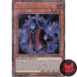 Yugioh The Phantom Knights of Ancient Cloak RA04-EN263 Platinum Secret 1st NM - Image 1