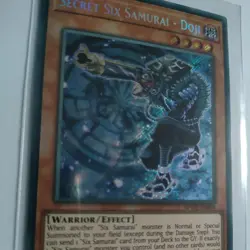 1x SECRET SIX SAMURAI - DOJI - SPWA-EN004 Secret Rare 1st Edition Yu-Gi-Oh M/NM - Image 2