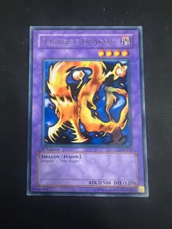 Darkfire Dragon Asian English Rare LOB-019 1st Light Play Yu-Gi-Oh - Image 1