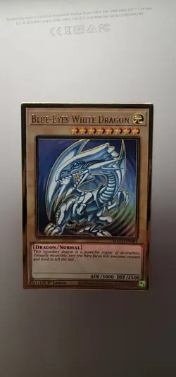 YuGiOh! Blue-Eyes White Dragon | MAGO-EN001 Maximum Gold Rare | 1st Edition | NM - Image 1