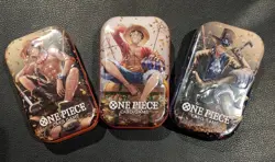 Set of 3 One Piece TCG Card Game - Mini Tins Vol.2 English OP 13 Art Set All 3 - Image 1