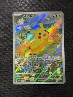 Pokemon Pikachu TCG SVP 088 Black Star Promo Card Paldea Adventure Chest Mint - Image 1