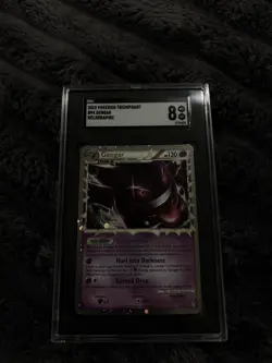 Pokemon TCG 2010 Triumphant Gengar #94 Holo SGC 8.5 Graded Card Stage 2 Psychic - Image 1