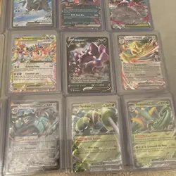 Pokemon 15 Card V EX Full Art Gold English Lot Modern Holo Near Mint Condition - Image 4