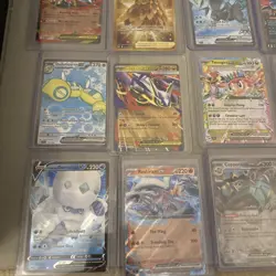 Pokemon 15 Card V EX Full Art Gold English Lot Modern Holo Near Mint Condition - Image 5