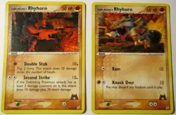 Rhyhorn 67/95 68/95 EX Team Magma Vs Aqua 2 Pokemon Card - Image 1
