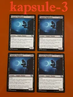 4x Vampire Nighthawk | Foundations Jumpstart | MTG Magic Cards - Image 1
