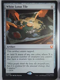 White Lotus Tile - M262 - MTG - Avatar: The Last Airbender (TLA) - Image 1