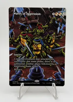 Waves of Aggression (Borderless) #13 Magic Teenage Mutant Ninja Turtles - Image 1