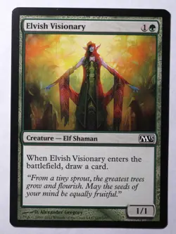 Elvish Visionary M13 Magic 2013 Mtg Magic English - Image 1