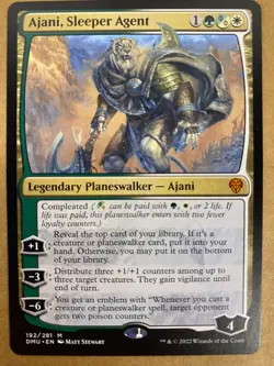 MTG 1x Ajani, Prerelease Agent # 192 Dominaria United Magic the Gathering x1 NM - Image 1