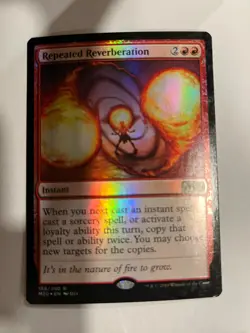 Repeated Reverberation - 2020 Core Set M20 - Foil Magic the Gathering MTG Nice! - Image 1