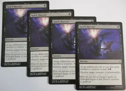 MTG Spark Harvest War Of The Spark Magic Gathering x4 - Image 1