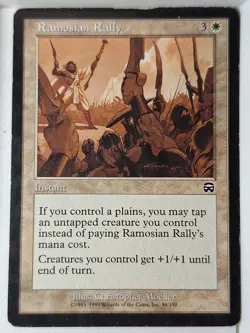 Ramosian Rally - Mercadian Masques - Magic the Gathering MTG Nice! - Image 1