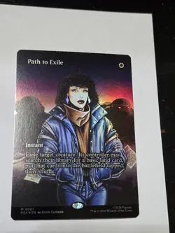 Mint/Near-Mint, English - 1 x MTG Path to Exile - Foil - Borderless Teenage Muta - Image 2