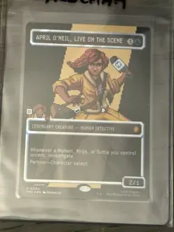 April O'Neil, Live on the Scene (Borderless) (Surge Foil) Commander: Teenage... - Image 1